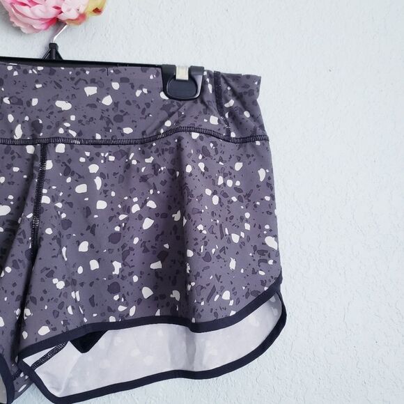 Smartwool Merino Wool Breathable Lined Athletic Shorts in black composite print - Picture 2 of 8